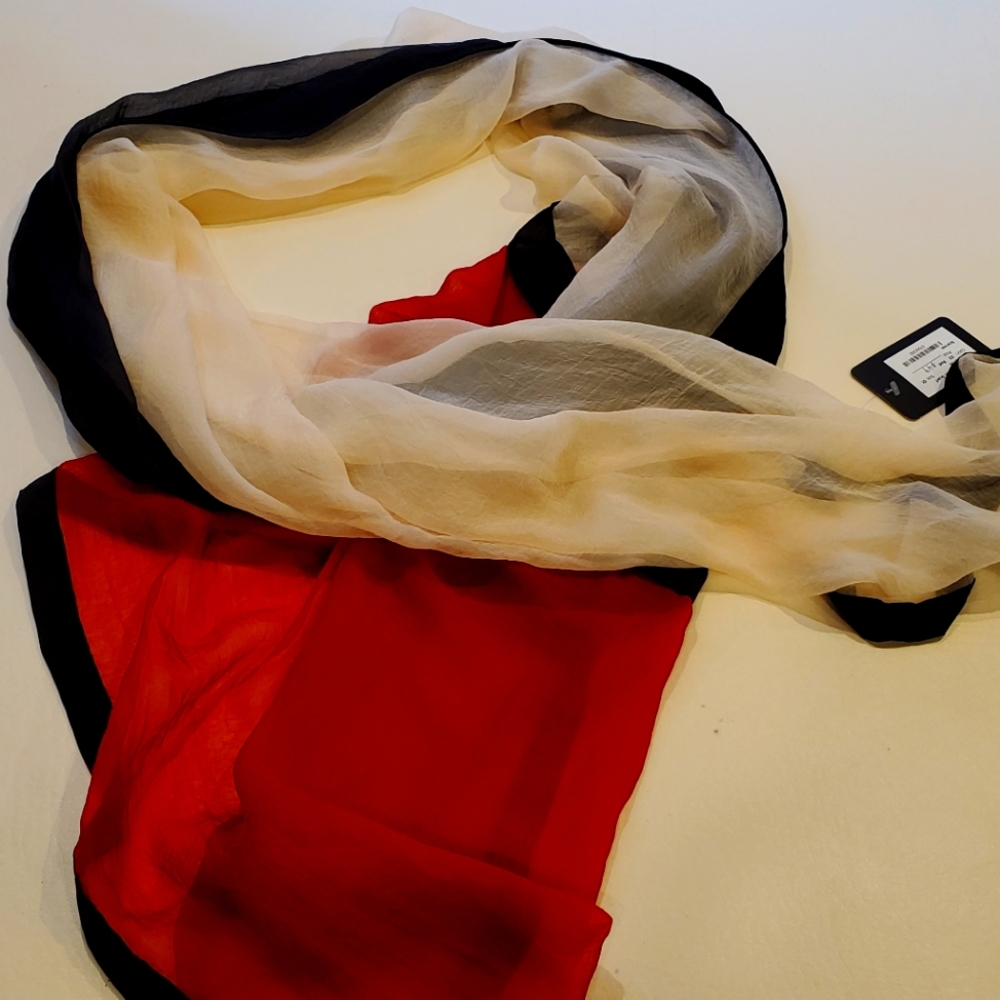 Ronen Chen 100% silk scarf